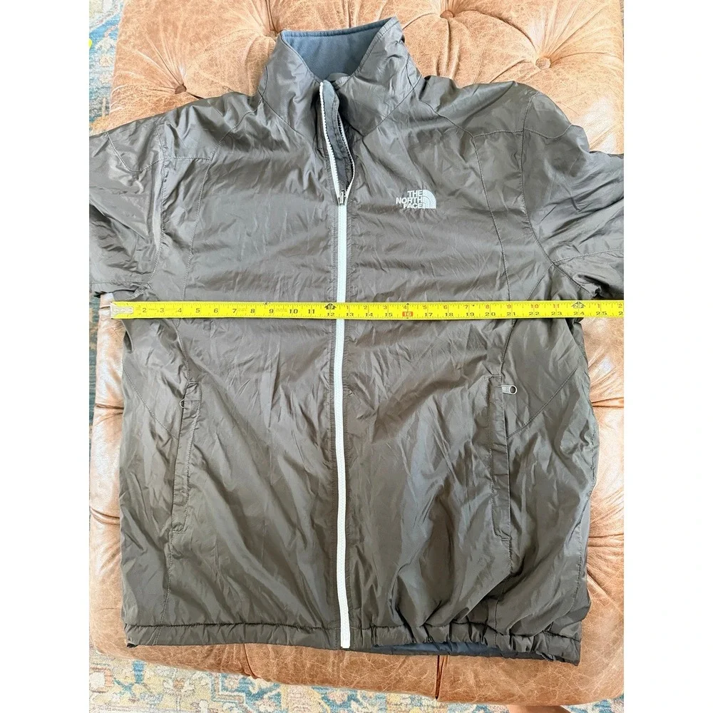 The North Face Mens XL Olive Brown Insulated Full Zip Jacket AQKW F09